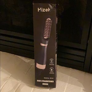 Hair straightener brush/hairdryer